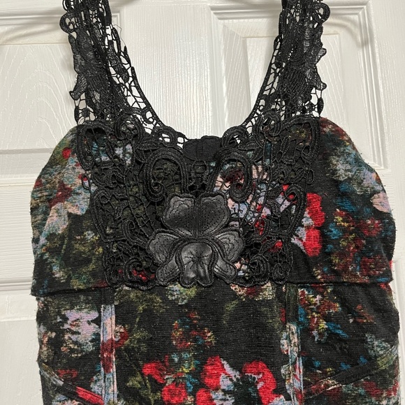 Lucky Brand Black/ Paisley Slip Dress. -Small - Picture 2 of 9